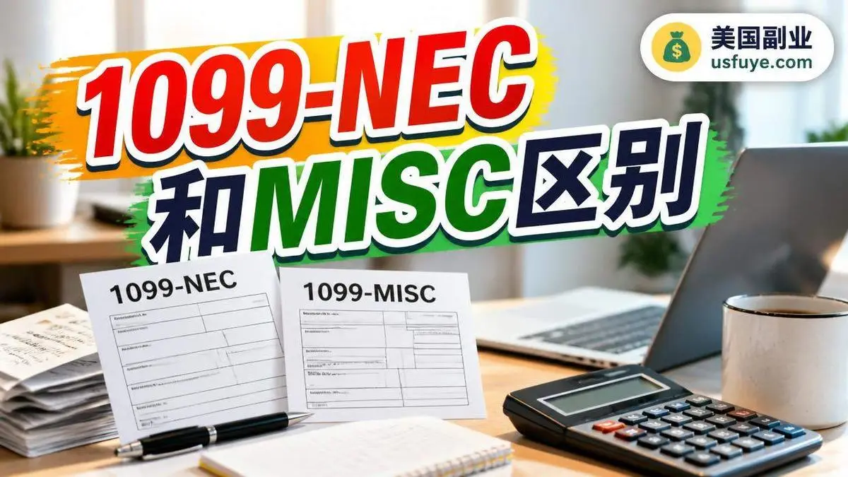 1099-NEC 和 1099-MISC 有什么区别：收到之后怎么报，没收到要不要报