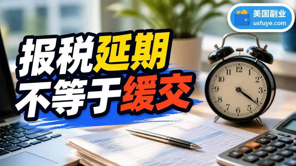 报税延期 Form 4868：延期报表不等于延期交钱