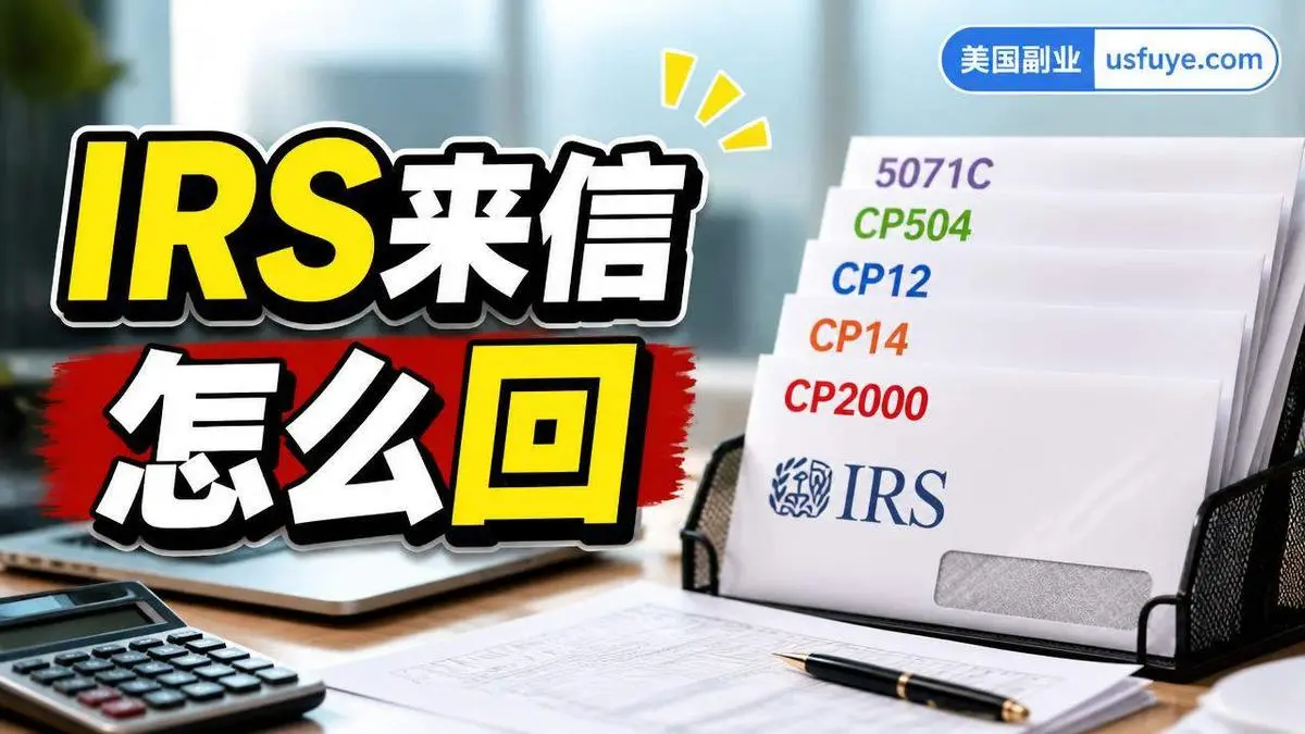 收到 IRS 来信别慌:CP2000、CP14 这些常见信件是什么意思,怎么回