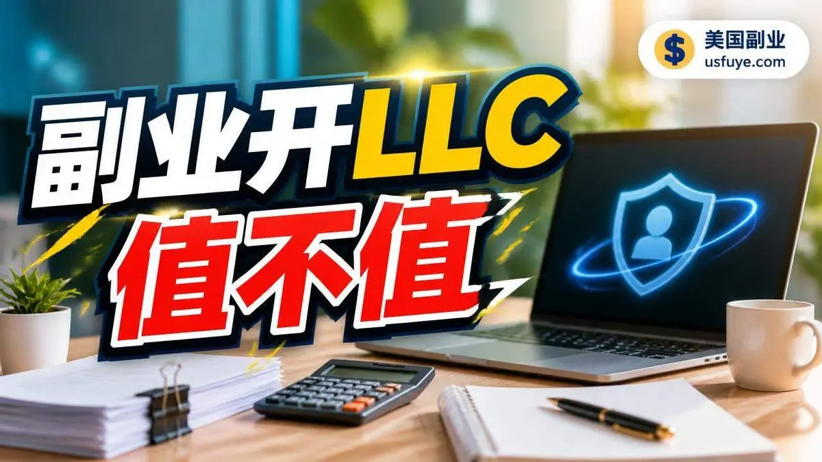副业要不要开 LLC:EIN、州注册费和年费、BOI 申报现状、银行开户