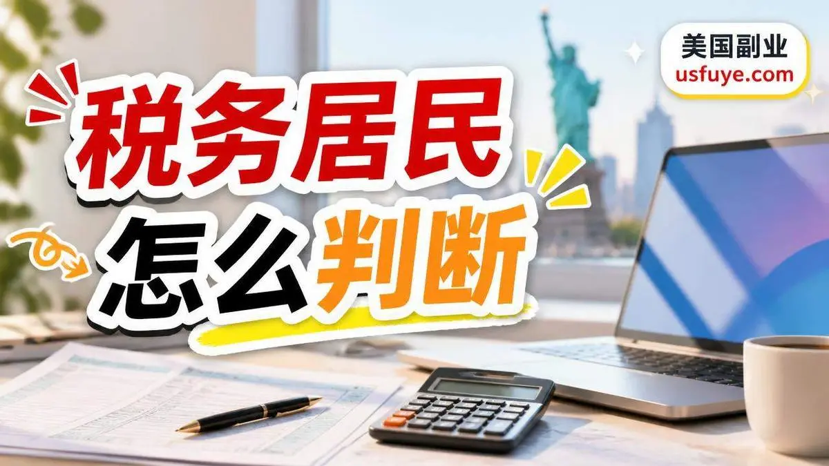 刚来美国第一次报税：税务居民和非居民怎么判断，实质居住测试怎么算
