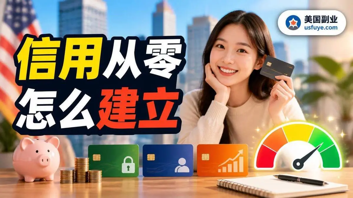 刚来美国怎么从零建立信用分:押金卡、附属卡和 Credit Builder 怎么选