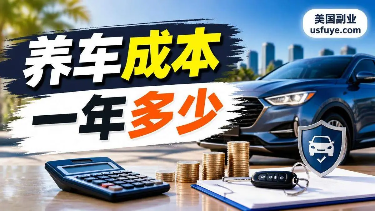 在美国买车之后的隐性成本:车险、各州汽车财产税和注册费、保养,一年到底花多少
