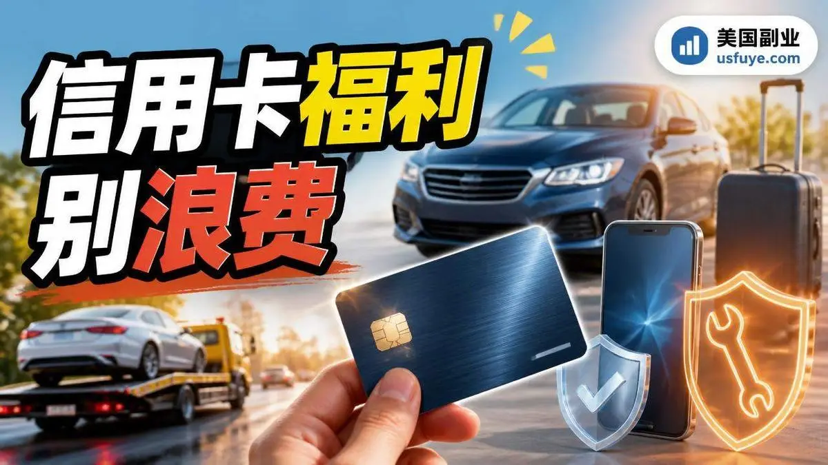 信用卡里容易忽视的福利：租车险、道路救援、手机保护和延长保修