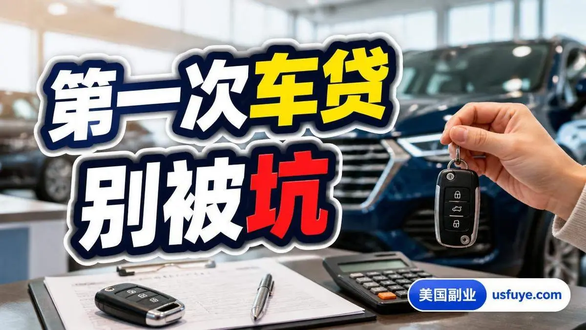 在美国第一次贷款买车:利率怎么看、信用不够怎么办、经销商贷款的坑